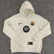 25-26 BAR White Hoody 白色(加绒)彩标
