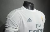 2015-2016 RMA Home Player Version Long Sleeve Retro Soccer Jersey 长袖球员