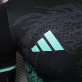 25-26 Algeria Black Green Player Version Training shirts