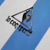 1986 Argentina Home Retro Soccer Jersey