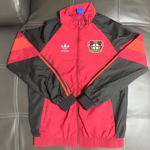 25-26 LeverKusen Red black Windbreaker