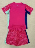 25-26 Man City Goalkeeper Kids Soccer Jersey