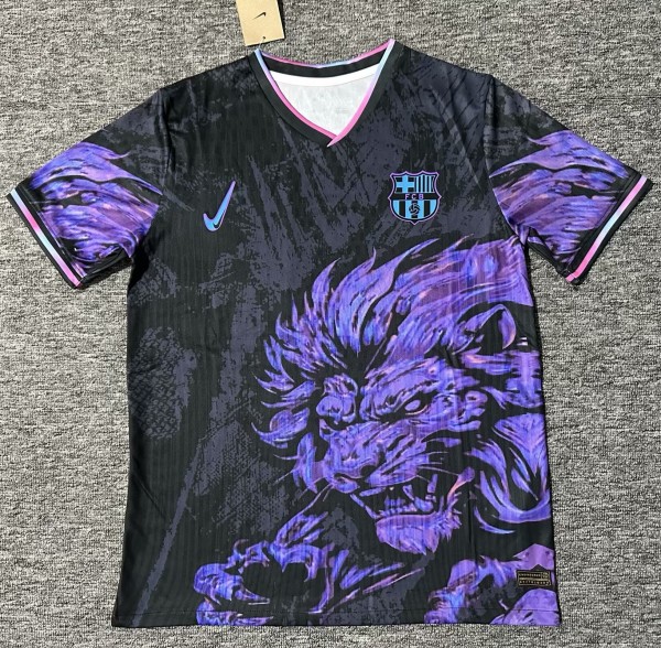 25-26 BAR Purple Black Special Edition Fans Training Shirts *狮