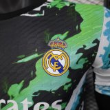 25-26 RMA Black Green Special Edition Player Version Soccer Jersey