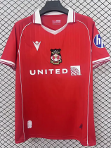25-26 Wrexham FC Home Fans Soccer Jersey 1:1 Thai Quality