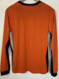 2024  NetherIands European Cup Home Long sleeves Fans Version Soccer Jersey