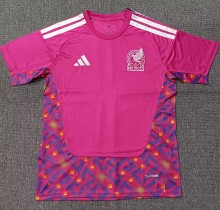 2026 Mexico Pink Red Goalkeeper Soccer Jersey