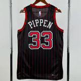 25-26 BULLS LAVINE #8 Black Top Quality Hot Pressing NBA Jersey (Trapeze Edition) 飞人版