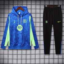 25-26 BAR Blue Hoodie Tracksuit (卫衣套装)