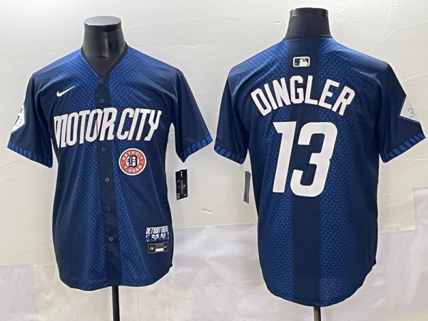 2025 MLB Detroit Tigers New Pattern Jersey