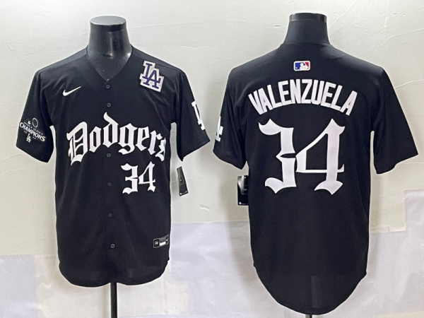2025 MLB Los Angeles Dodgers New Pattern Jersey