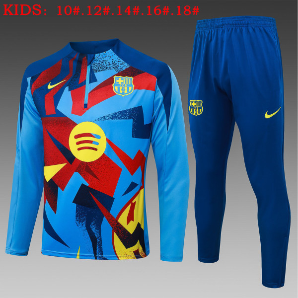 25-26 BAR High Quality Kids Half Pull Tracksuit