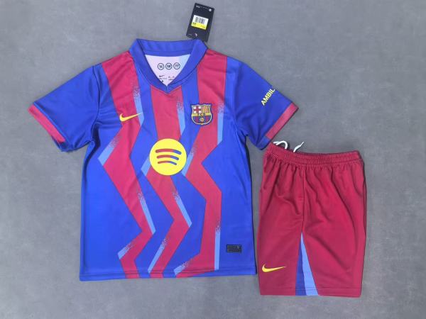 25-26 BAR Fourth Fans Soccer Jersey(Adult suit set)