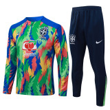 25-26 Brazil High Quality Half Pull Tracksuit