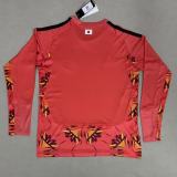 25-26 Japan Red GoalKeeper Long sleeves Fans Soccer Jersey
