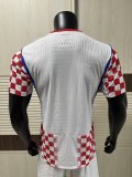 2026 World Cup Croatia Home Player Version Soccer Jersey