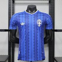 26-27 World Cup Sweden Away Player version Soccer Jersey