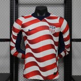 2026 World Cup USA Home Long Sleeve Player Version Soccer Jersey*长袖球员