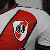 26-27 River Plate Home Player Version Soccer Jersey