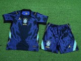2026 World Cup Brazil Away Player Version Kids Soccer Jersey*球员童装