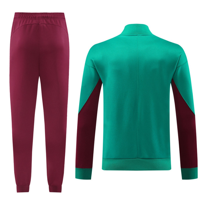 24-25 PSG Green Jacket Tracksuit