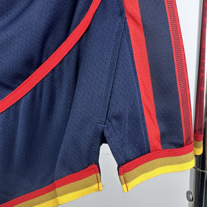 24-25 WARRIORS Black City Edition Top Quality NBA Pants