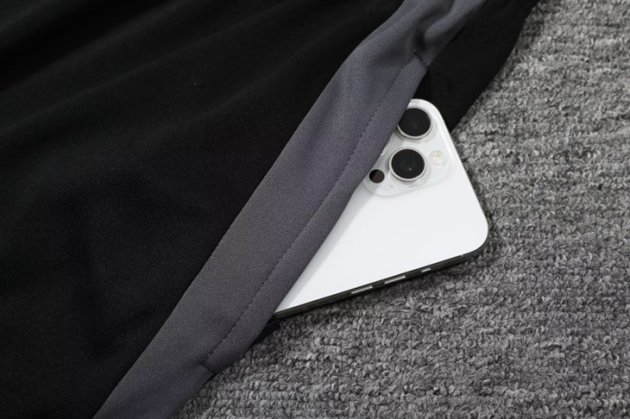25-26 AL-Nassr Black Polo Tracksuit