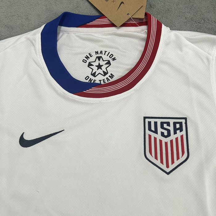 24-25 USA Home Women Soccer Jersey (女)
