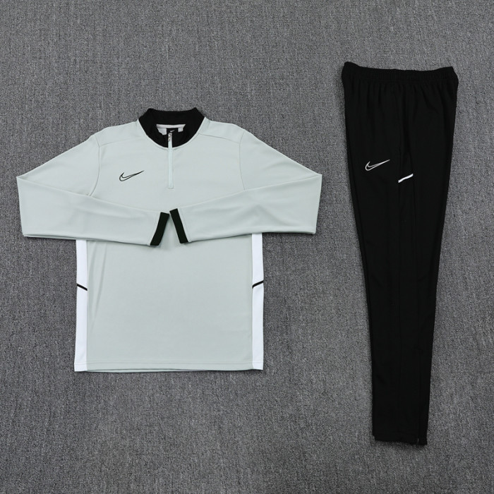 2025 NK Grey Half Pull Tracksuit #NB09 (半拉链)