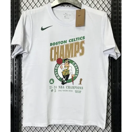 T280 Celtics White High Quality Casual T-Shirt