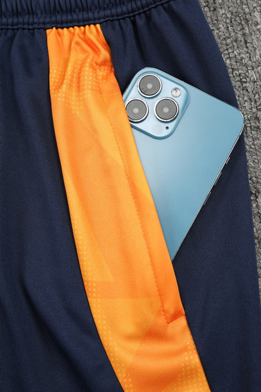 24-25 JUV Orange Kids Half Pull Tracksuit (童装)(半拉链)