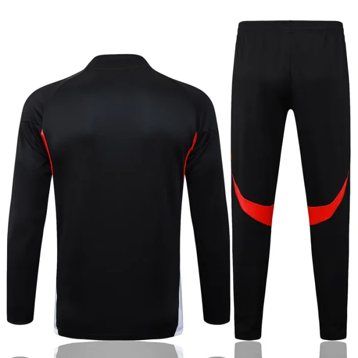 2025-26 Bayern Black Kids Half Pull Tracksuit#E25101(童装)(半拉链)