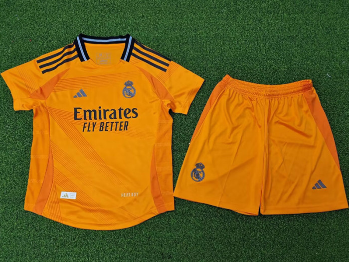 24-25 RMA Away Kids Player Version Soccer Jersey (球员童装)
