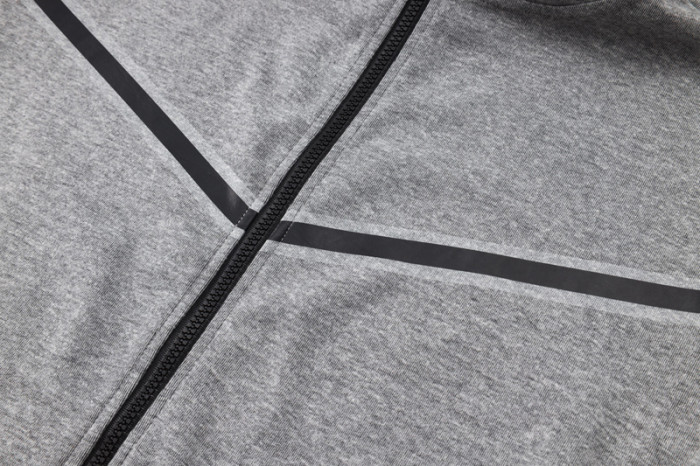 2024 NK Grey Hoodie Jacket Tracksuit #F586