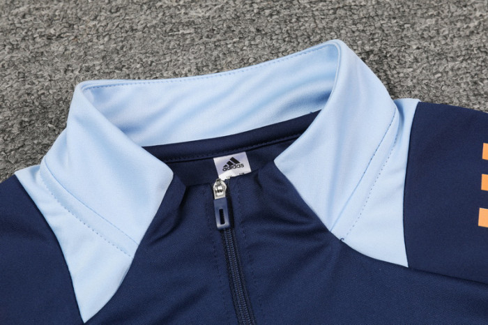 24-25 RMA Royal blue Kids Half Pull Tracksuit (童装)(半拉链)