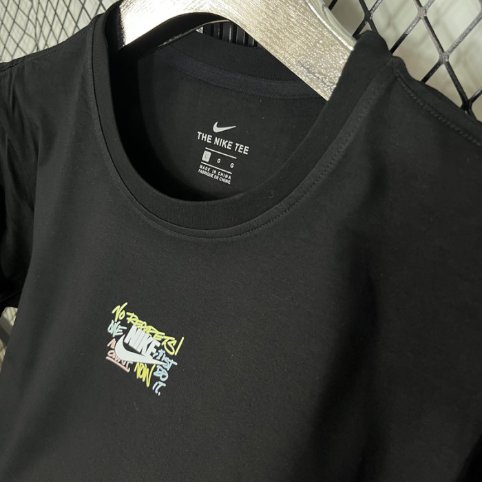 T258 NK Black High Quality Casual T-Shirt