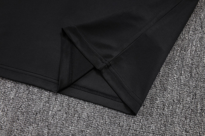25-26 PSG Jordan Black Kids Half Pull Tracksuit #E25132(童装)(半拉链)