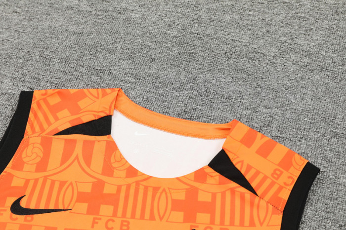 24-25 BAR Orange Tank top and shorts suit