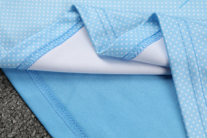 2024 NK Blue Half Pull Tracksuit (半拉链)
