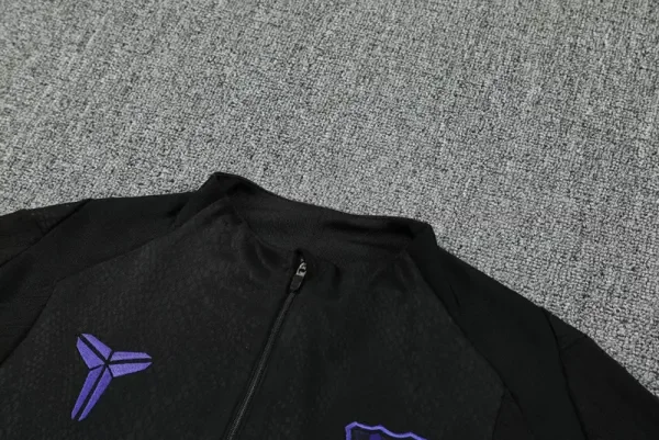 25-26 BAR Black Half Pull Tracksuit (半拉链)