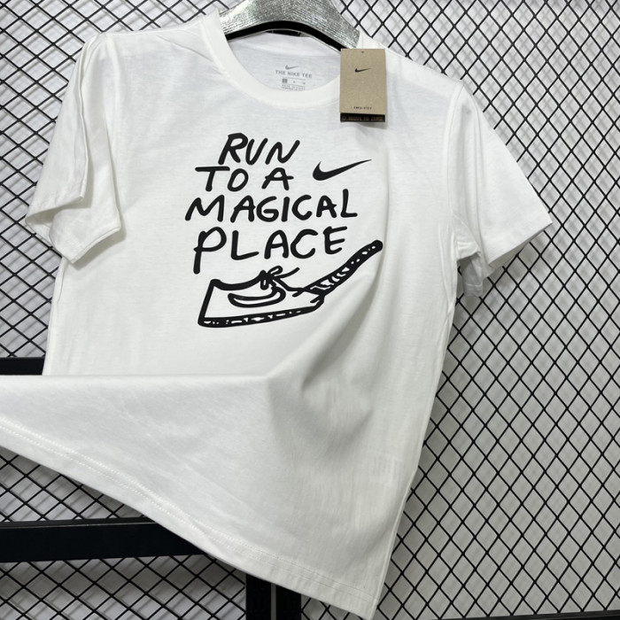 T211 NK White High Quality Casual T-Shirt #独角兽