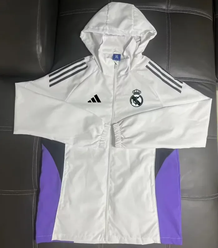 25-26 RMA White Windbreaker