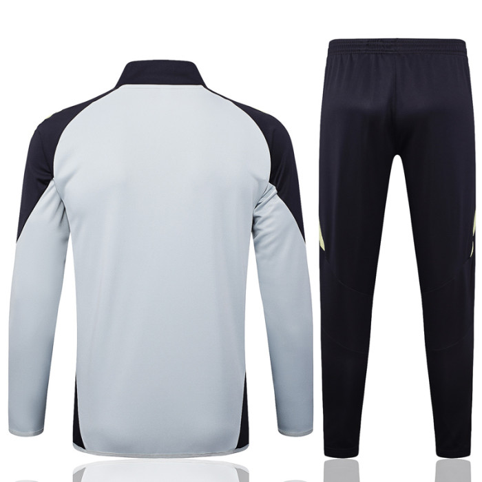 25-26 JUV Grey Black Jacket Tracksuit #A879