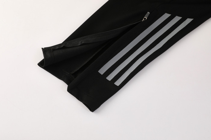 2025 AD Grey Half Pull Tracksuit #AB08 (半拉链)