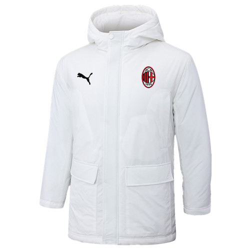 24-25 ACM White Hooded Windbreaker Fabric Cotton Coat #G256(红标)