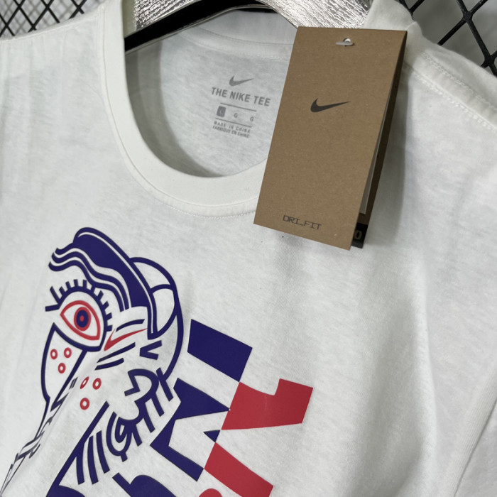 T232 NK White High Quality Casual T-Shirt
