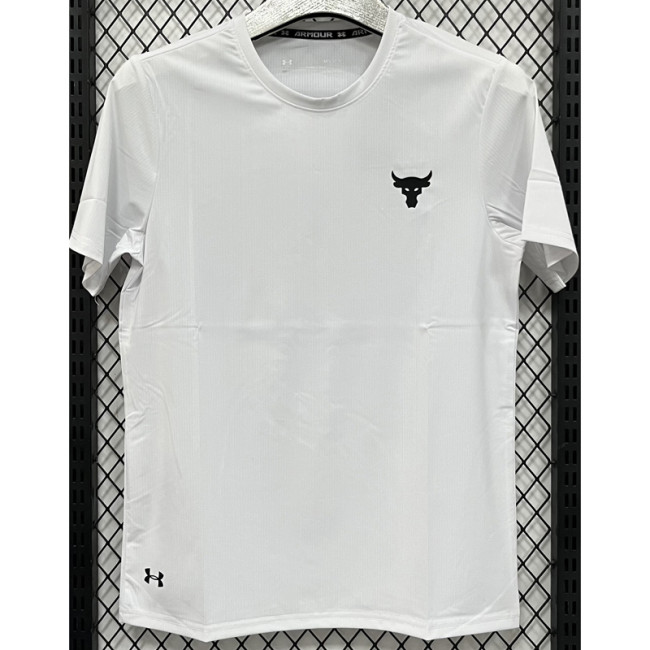 A222 UA White High Quality Casual T-Shirt #牛头