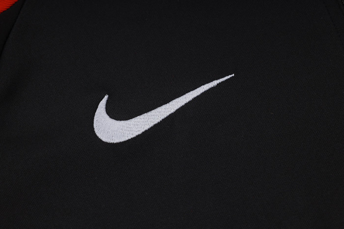 24-25 PSG Black Kids Half Pull Tracksuit (童装)(半拉链)