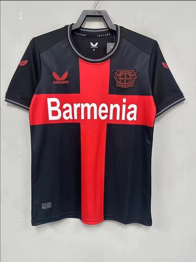 23-24 LeverKusen Black Special Edition Fans Soccer Jersey 勒沃库森