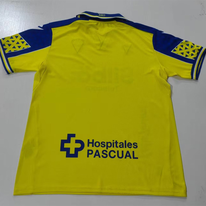 24-25 Cadiz Home Fans Soccer Jersey *带广告